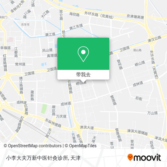 小李大夫万新中医针灸诊所地图