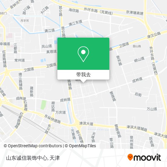 山东诚信装饰中心地图