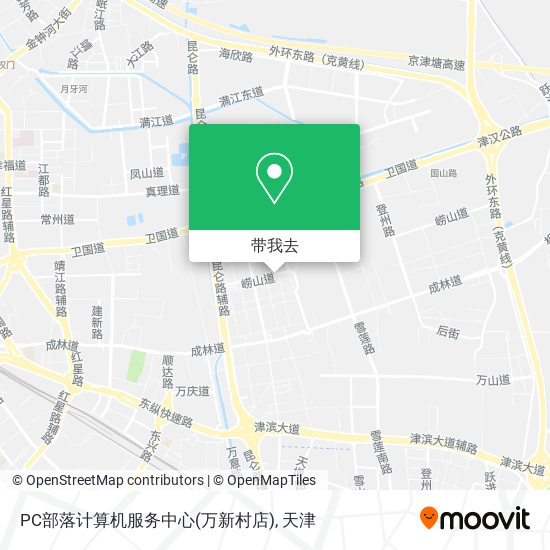 PC部落计算机服务中心(万新村店)地图