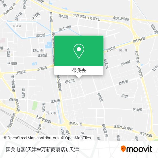 国美电器(天津W万新商厦店)地图