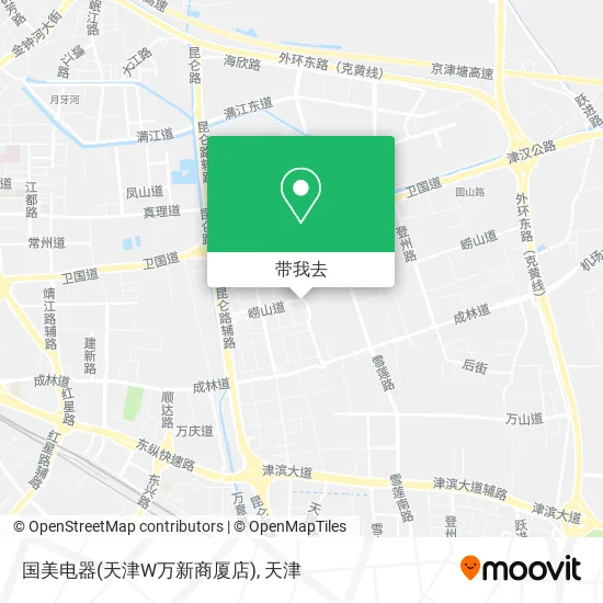 国美电器(天津W万新商厦店)地图