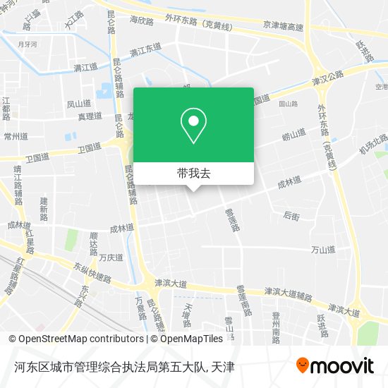 河东区城市管理综合执法局第五大队地图