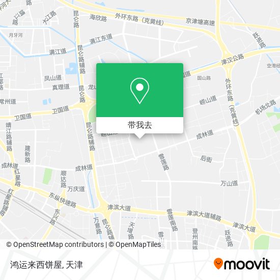 鸿运来西饼屋地图