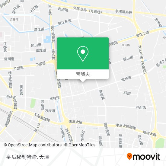 皇后秘制猪蹄地图