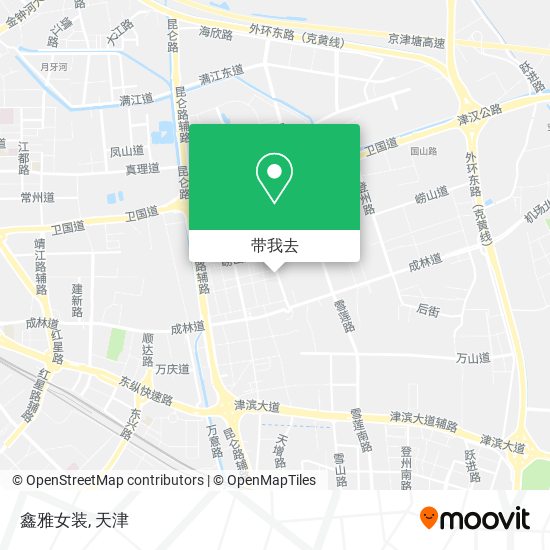 鑫雅女装地图