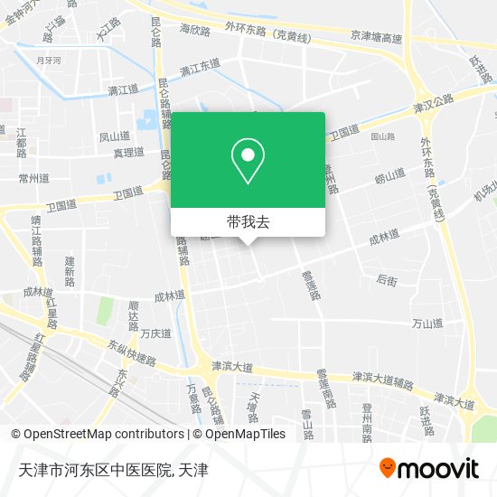 天津市河东区中医医院地图