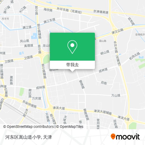 河东区嵩山道小学地图