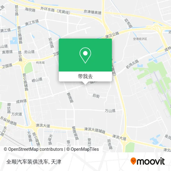 全顺汽车装俱洗车地图