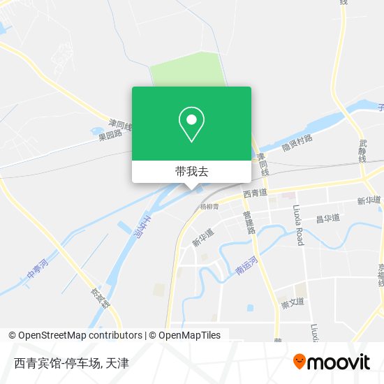 西青宾馆-停车场地图