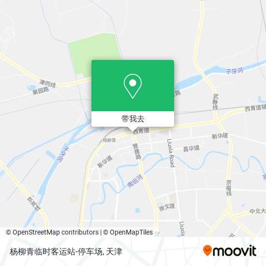 杨柳青临时客运站-停车场地图