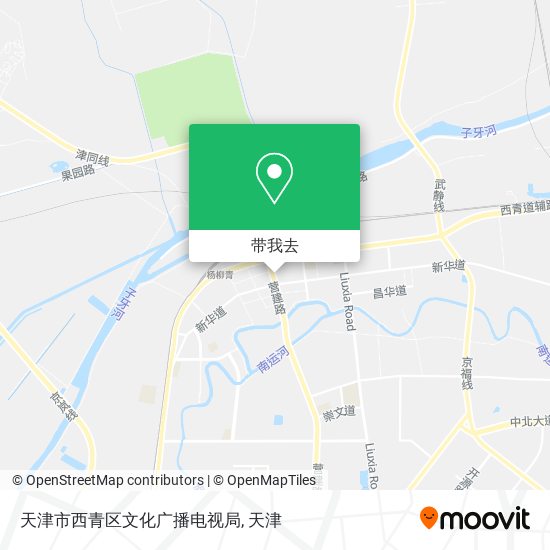 天津市西青区文化广播电视局地图