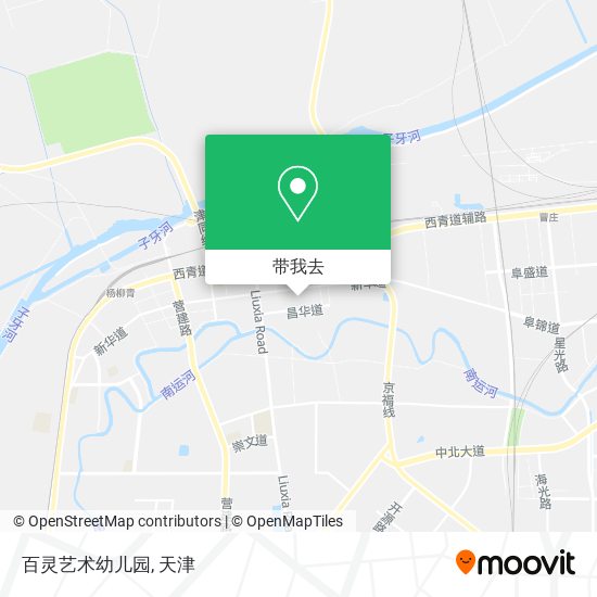 百灵艺术幼儿园地图