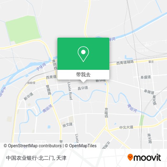 中国农业银行-北二门地图