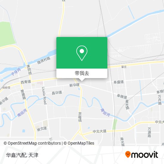 华鑫汽配地图