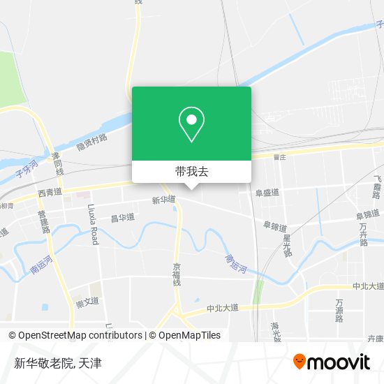 新华敬老院地图