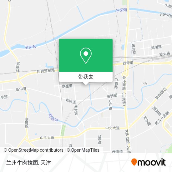 兰州牛肉拉面地图