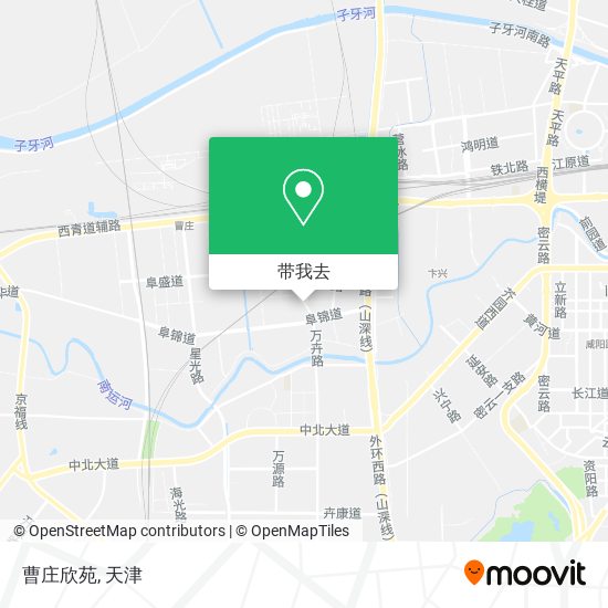 曹庄欣苑地图