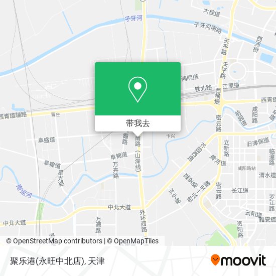 聚乐港(永旺中北店)地图
