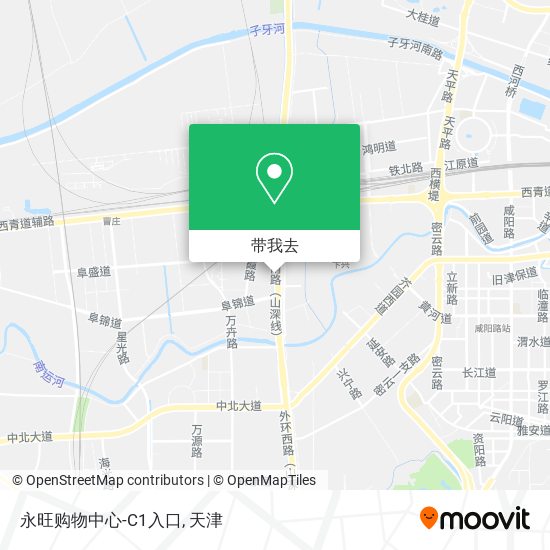 永旺购物中心-C1入口地图