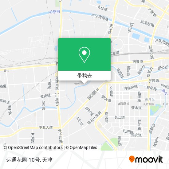 运通花园-10号地图