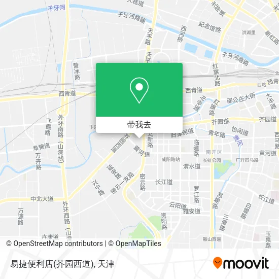易捷便利店(芥园西道)地图