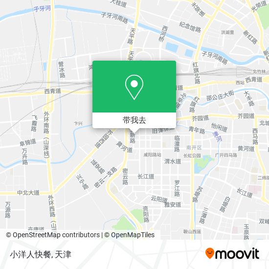 小洋人快餐地图