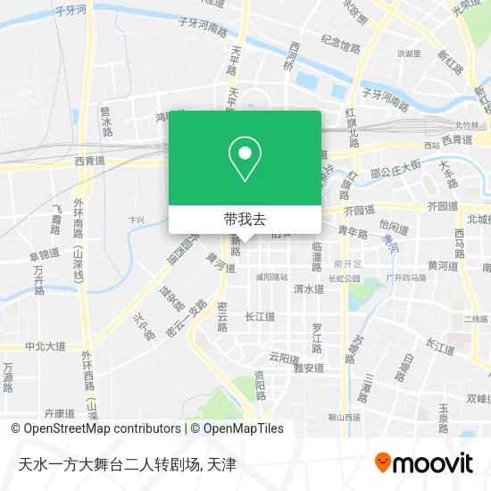 天水一方大舞台二人转剧场地图