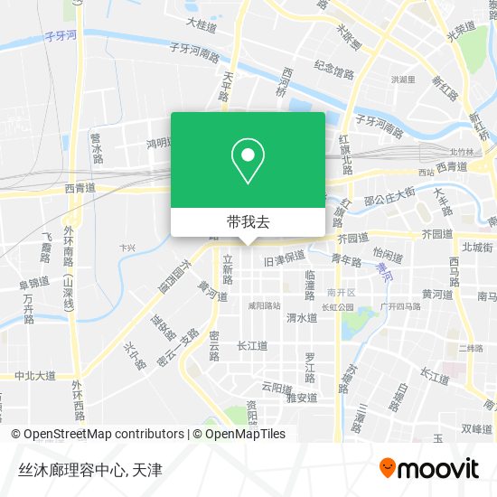 丝沐廊理容中心地图