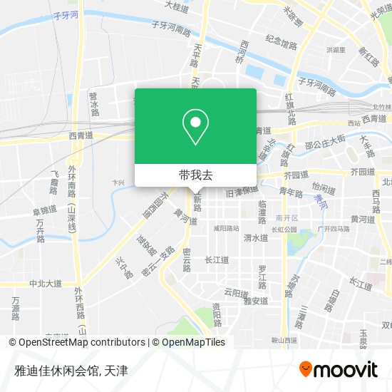 雅迪佳休闲会馆地图