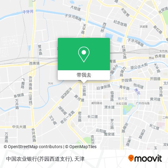 中国农业银行(芥园西道支行)地图