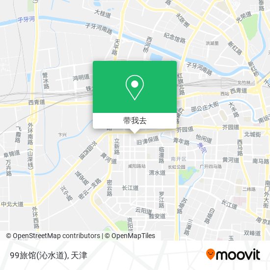 99旅馆(沁水道)地图