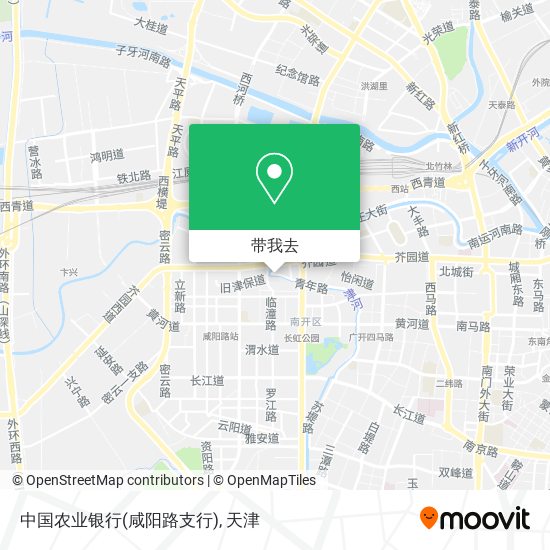 中国农业银行(咸阳路支行)地图