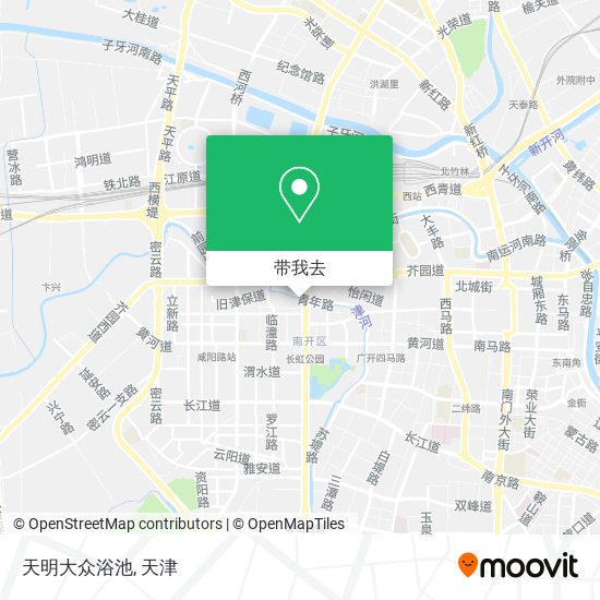 天明大众浴池地图