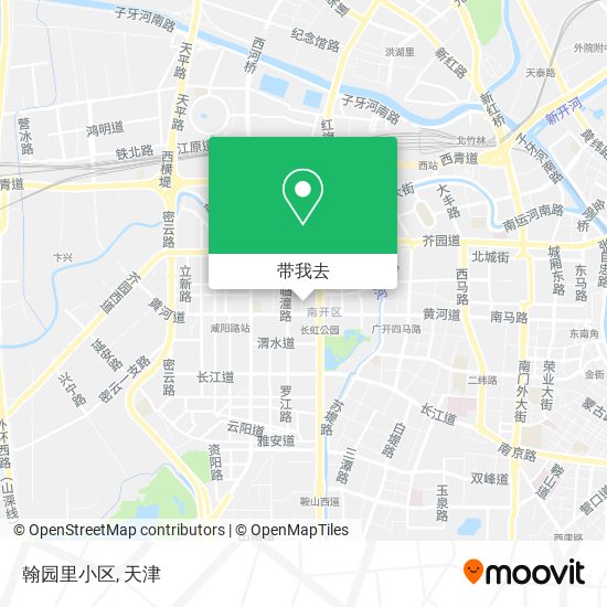 翰园里小区地图