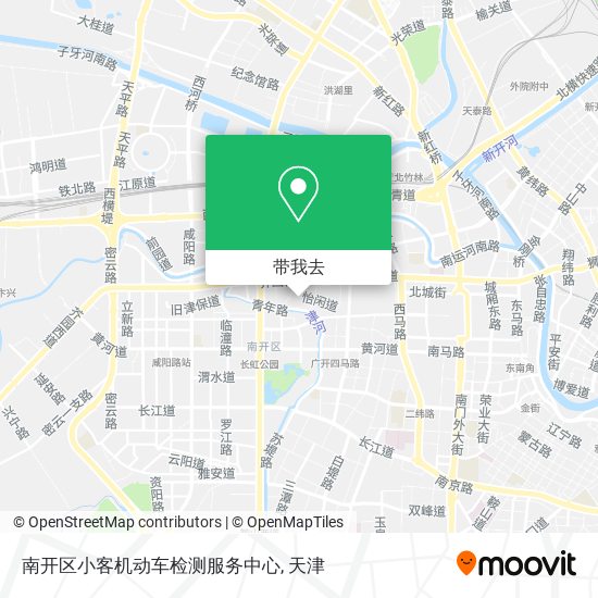 南开区小客机动车检测服务中心地图
