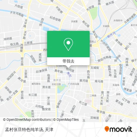 孟村张旦特色纯羊汤地图
