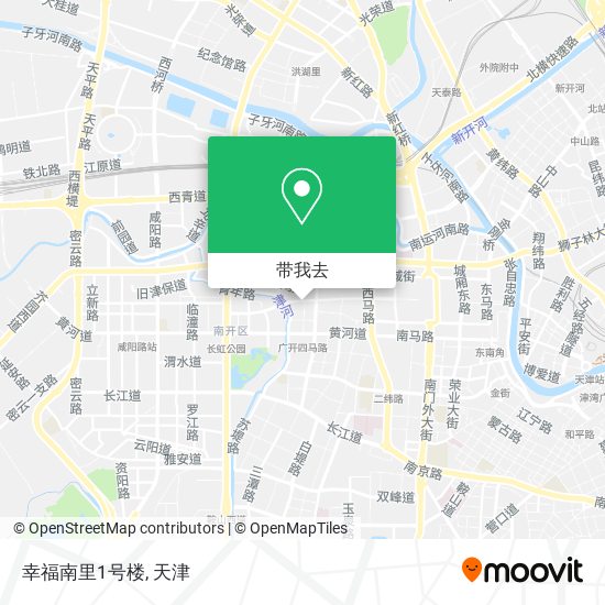 幸福南里1号楼地图