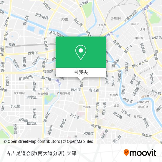 古吉足道会所(南大道分店)地图