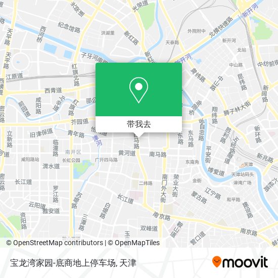 宝龙湾家园-底商地上停车场地图