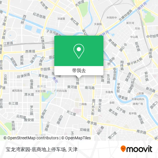 宝龙湾家园-底商地上停车场地图