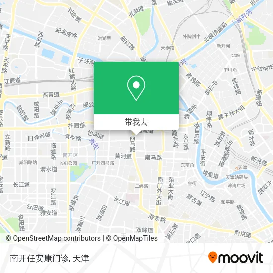 南开任安康门诊地图