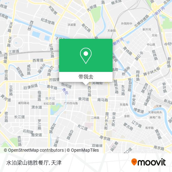 水泊梁山德胜餐厅地图