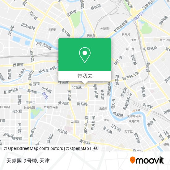 天越园-9号楼地图