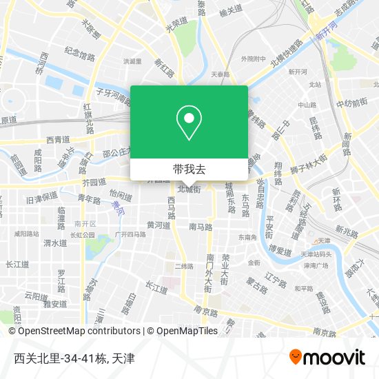 西关北里-34-41栋地图