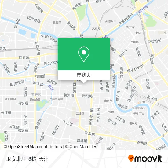 卫安北里-8栋地图