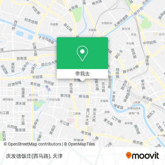 庆发德饭庄(西马路)地图