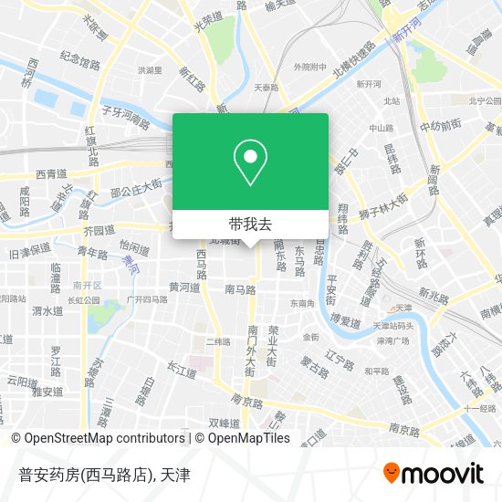 普安药房(西马路店)地图