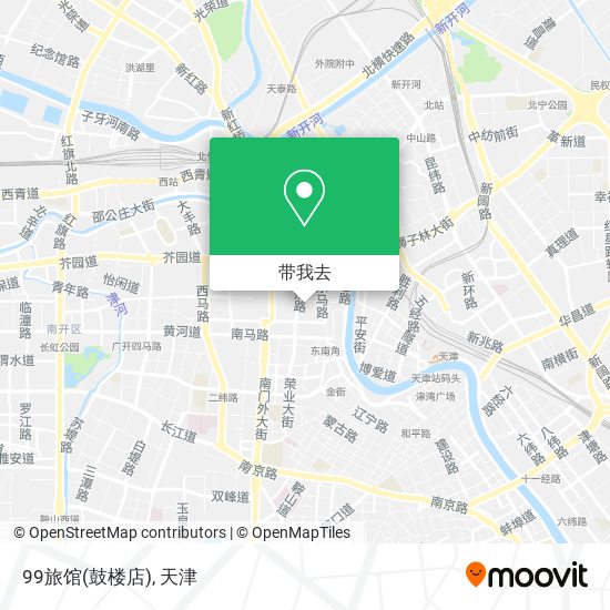 99旅馆(鼓楼店)地图