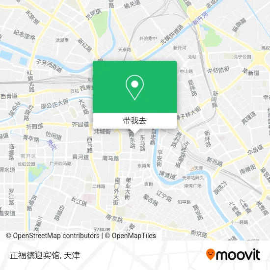 正福德迎宾馆地图