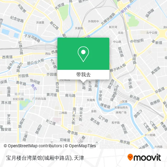 宝月楼台湾菜馆(城厢中路店)地图